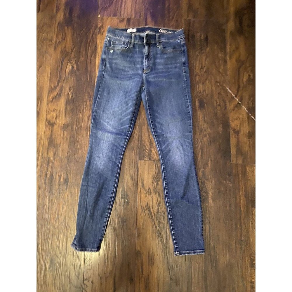 Gap 1969 Womens Jean Size 27s Medium Wash True Skinny Blue Denim Jeans